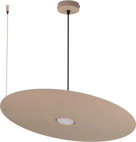 Lustră suspendată pe cablu PIATTO, 1xGX53/15W/230V, Ø 55 cm, bej