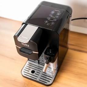 Espressor capsule si cafea macinata 8in1 Oliver Voltz OV51171I5, 1350W, 20 bar, Spumare lapte, Negru