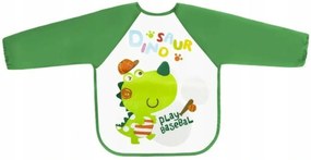 BocioLand Şorţ, cu maneca lunga impermeabil bavetă, Dino, verde