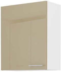 Dulap superior de bucătărie Lavera 60 G 72 1F (alb + capuccino lucios). 1032379