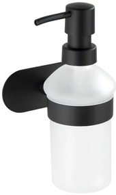 Set de accesorii de baie negru mat autoadeziv din oțel inoxidabil Orea – Wenko