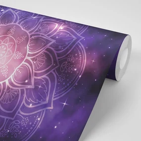 Tapet Mandala cu fundal de galaxie
