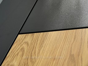 Masă PC Baiden (stejar negru + negru). 1109732