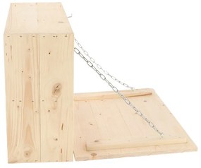 Masă de bar pentru grădină din lemn de pin 56x58 cm Baar – Esschert Design