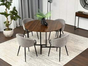 Scaun Carma K (gri + negru). 1111002