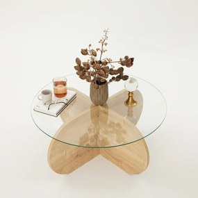 Măsuță de cafea Bubble Sapphire Oak