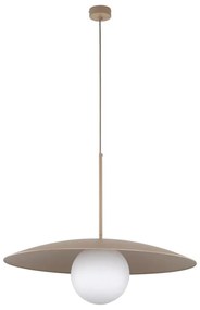 Lustră pe cablu SLATE 1xE27/15W/230V d. 65 cm bej