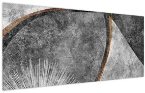 Tablou - Abstract beton (120x50 cm)