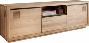 Comodă TV lemn masiv Urban Loft, 170 × 40 × 56 cm