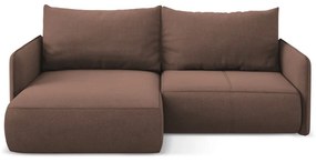 Colțar roz extensibil/cu spațiu de depozitare (cu colț pe partea stângă) Nanea – Makamii