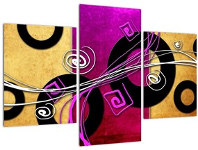 Tablou abstracției (90x60 cm)