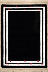 Covor HAMPTON cadru negru - SECUNDAR-COTATI PRODUSUL