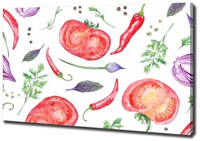 Print pe pânză Tomate și condimente