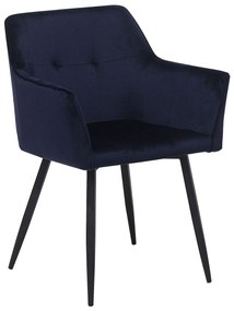 Set 2 buc. scaune pentru sufragerie Jardim (albastru închis). 1009949