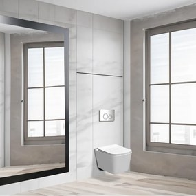 Set rezervor WC montat pe perete Roya Tina 82CHR