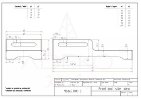 Pat pentru copii 70x140 cm Kiki 3 - Adeko