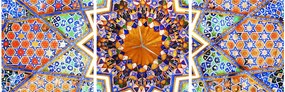 Tablou cu mozaic (cu ceas) (90x30 cm)