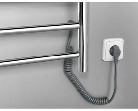 Portprosop electric Sapho REDONDO 130W/230V 150 cm crom lucios rotund