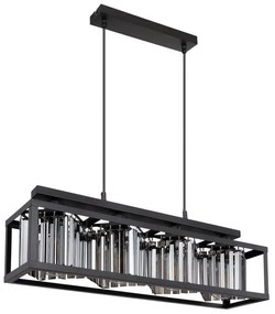 Lustra suspendata design modern Mathilde negru mat