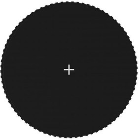 vidaXL Podea din pânză pentru trambulină rotundă de 4,27 m, negru