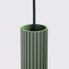 Brilagi - Pendul LED CRESTO cu cablu 1xGU10/10W/230V, verde