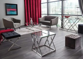 Taburet roz vechi LORI VELVET