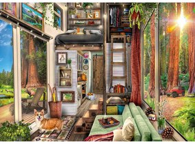 PUZZLE CASUTA IN CALIFORNIA, 1000 PIESE - RAVENSBURGER (RVSPA17496)
