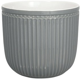 Ghiveci din ceramică Green Gate Alice, ø 14 cm, gri