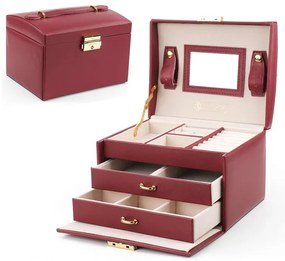 ShopJK CUTIE DE BIJUTERII BORDO PD49BOR