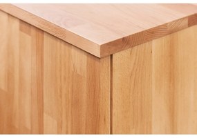 Dulap din lemn de fag 135x206 cm Vento 3 - The Beds