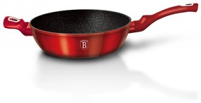 Tigaie cu capac adanca 28 cm Burgundy Metallic Line Berlinger Haus BH 1260N