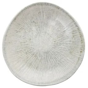 Set de veselă 24 piese, gri, din porțelan