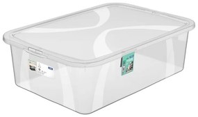 Cutie de depozitare din plastic cu capac 29 l Lona - Rotho