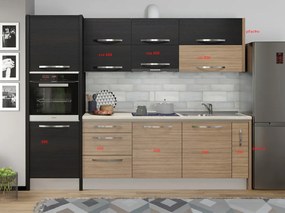 Set Mobila Bucatarie Italia 264 cm C10