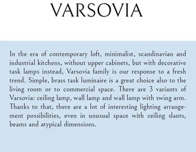 Spot aplicat design modern minimalist VARSOVIA C0146 MX