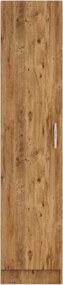 Dulap GRD0302, stejar, PAL melaminat, cu o usa, 40x47x182 cm