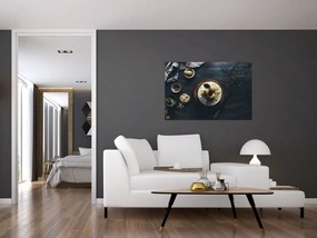 Tablou cu desert pe masă (90x60 cm)