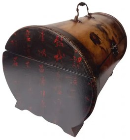 Cufar lemn motive japoneze gheise, 35x22cm