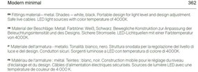 Lustra LED suspendata design modern Origami alb