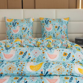 Lenjerie de pat din microfibra SPRING TWEET colorat Dimensiune lenjerie de pat: 2 buc 70 x 90 cm | 200 x 220 cm