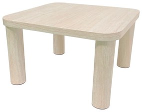 Măsuță de cafea bej cu aspect de marmură 60x60 cm Solano – Actona