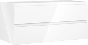 Mexen Orio dulap de baie sub chiuvetă 100 cm, 2 sertare, alb lucios - 91A10-10047-2-BFF00