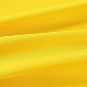 Goldea față de masă loneta - galben închis - rotundă Ø 110 cm