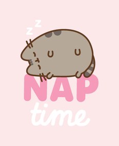 Pusheen Nap Time pătură din flanel 130x160cm