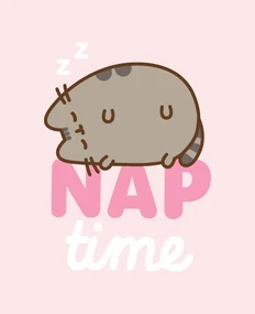Pusheen Nap Time pătură din flanel 130x160cm