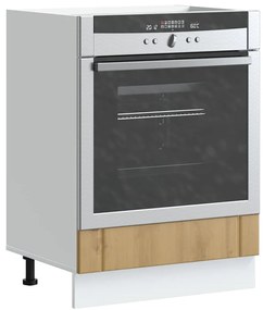 vidaXL Dulap pentru cuptor &quot;Lucca&quot; Artisan Stejar lemn prelucrat