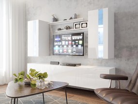 Mobilier living Berny 65 (alb + Alb lucios). 1087192