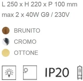 Aplica de tablou sau oglinda baie MIRROR-20 AP2 BRUNITO 017327