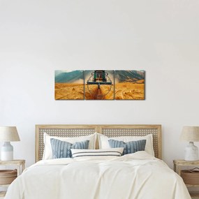 Tablou - Zemedelec (cu ceas) (90x30 cm)