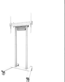 Stand podea mobil NM 55"-100" 110kg alb